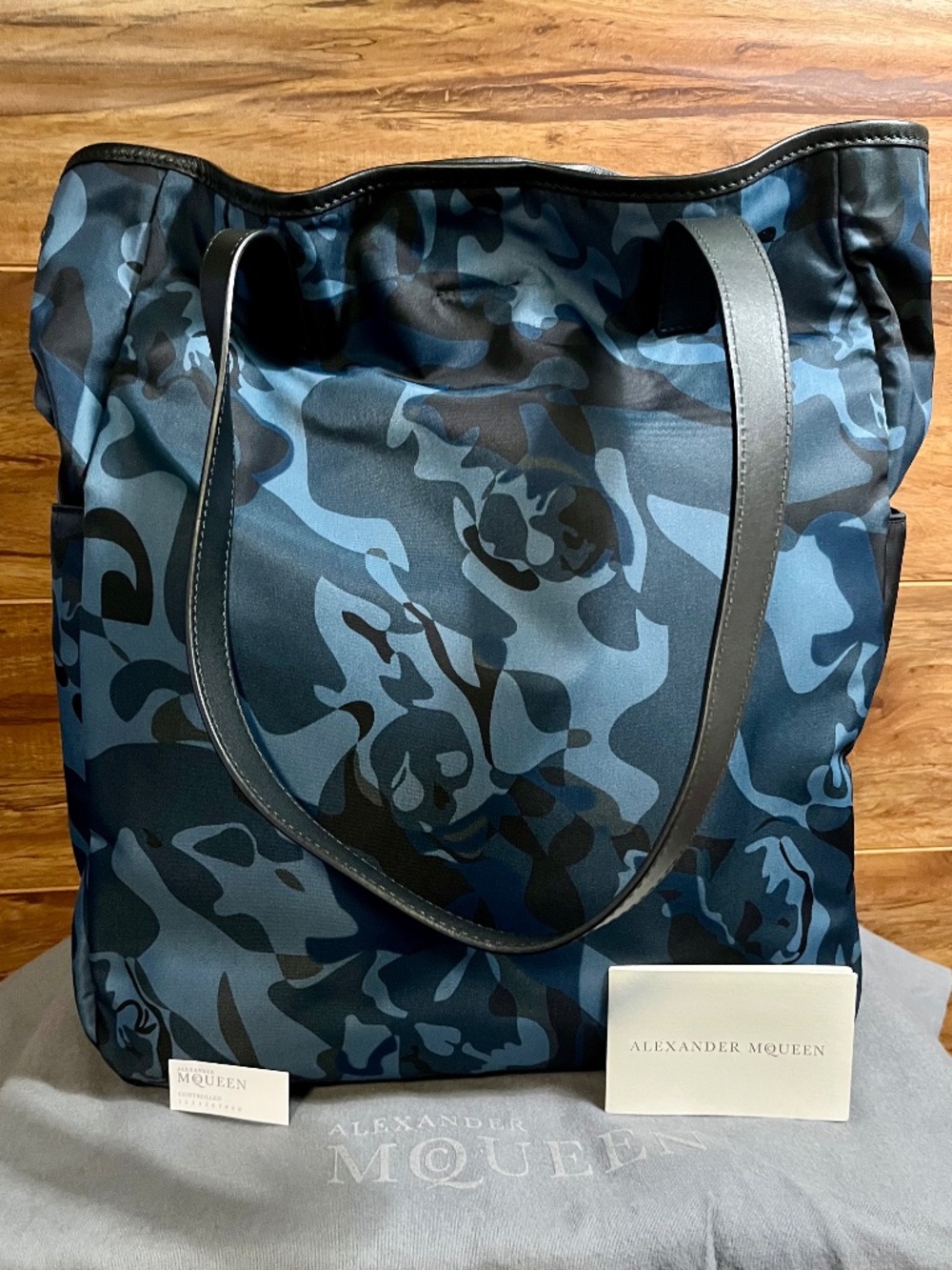 Alexander McQueen Skull Camouflage Tote